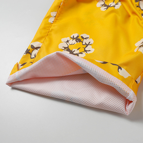 EM Sneakers Denim Tears Cotton Wreath Short Pant-8615 Yellow