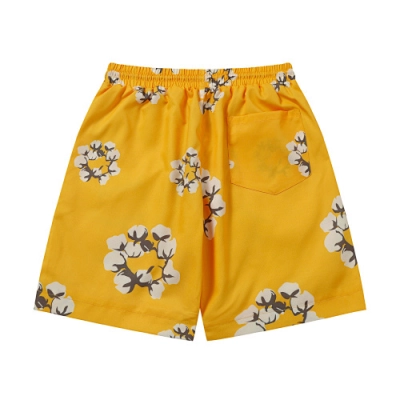 EM Sneakers Denim Tears Cotton Wreath Short Pant-8615 Yellow 02
