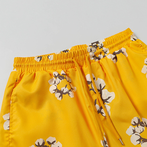 EM Sneakers Denim Tears Cotton Wreath Short Pant-8615 Yellow