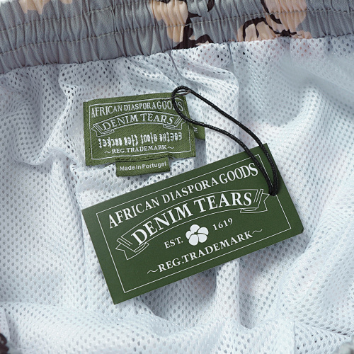 EM Sneakers Denim Tears Cotton Wreath Short Pant-8615 Gray