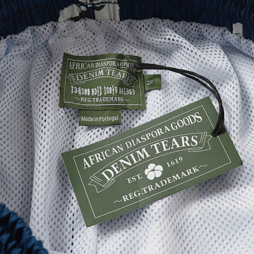 EM Sneakers Denim Tears Cotton Wreath Short Pant-8615 Navy