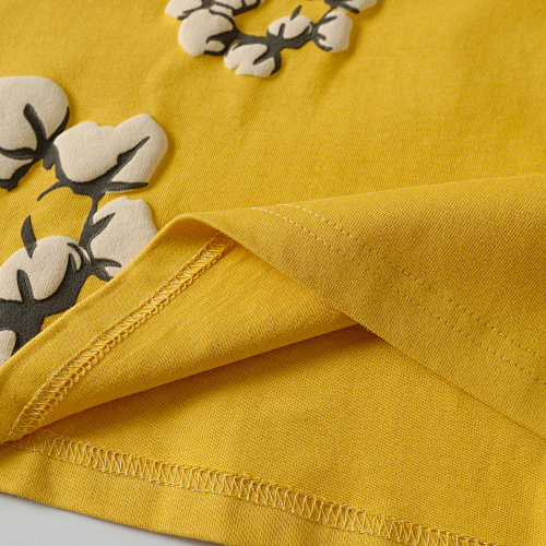 EM Sneakers Denim Tears Cotton Wreath T-Shirt-201 Yellow