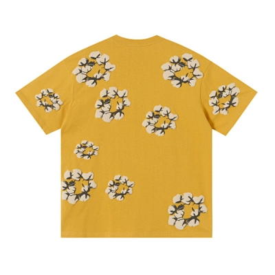 EM Sneakers Denim Tears Cotton Wreath T-Shirt-201 Yellow 02