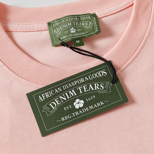 EM Sneakers Denim Tears Cotton Wreath T-Shirt & Shorts Sets #8201-201 Pink