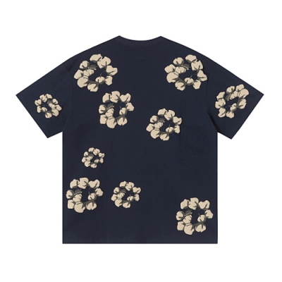 EM Sneakers Denim Tears Cotton Wreath T-Shirt-201 Navy 02