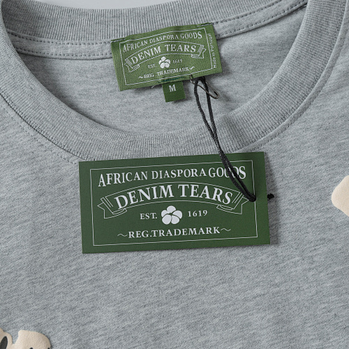 EM Sneakers Denim Tears Cotton Wreath T-Shirt-201 Gray