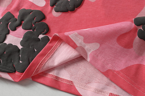 EM Sneakers Denim Tears Cotton Wreath T-Shirt-208 Camo Pink