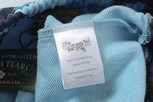 EM Sneakers Denim Tears Cotton Wreath T-Shirt & Shorts Sets #208-8208 Camo Blue