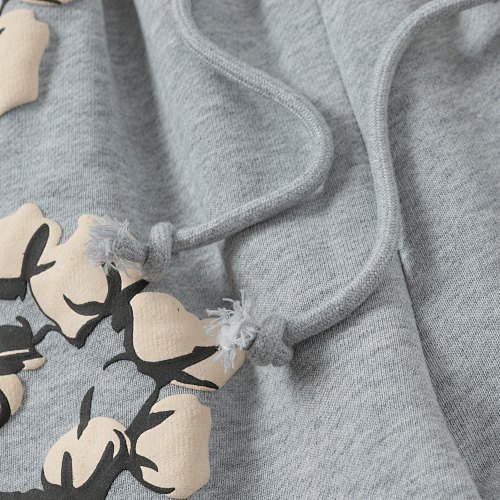 EM Sneakers Denim Tears Cotton Wreath T-Shirt & Shorts Sets #8201-201 Gray