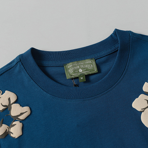 EM Sneakers Denim Tears Cotton Wreath T-Shirt-201 Blue