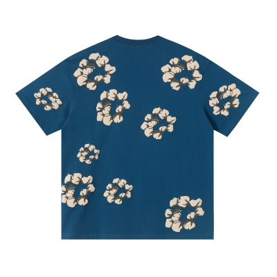 EM Sneakers Denim Tears Cotton Wreath T-Shirt-201 Blue 02