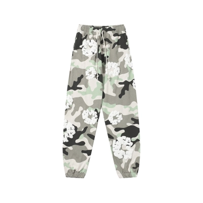 EM Sneakers Denim Tears The Cotton Wreath Sweatpant Gray Camo 01