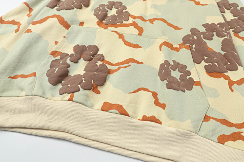 EM Sneakers Denim Tears The Cotton Wreath Sweatshirt & Sweatpant Sets Apricot Camo