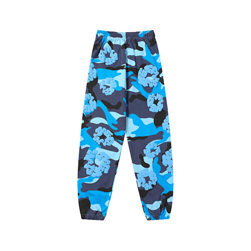 EM Sneakers Denim Tears The Cotton Wreath Sweatshirt & Sweatpant Sets Blue Camo