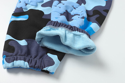 EM Sneakers Denim Tears The Cotton Wreath Sweatshirt & Sweatpant Sets Blue Camo