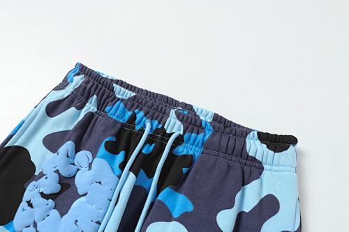 EM Sneakers Denim Tears The Cotton Wreath Sweatshirt & Sweatpant Sets Blue Camo