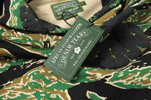 EM Sneakers Denim Tears The Cotton Wreath Sweatshirt & Sweatpant Sets Green Camo