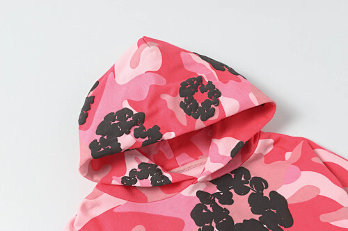 EM Sneakers Denim Tears The Cotton Wreath Sweatshirt & Sweatpant Sets Pink Camo