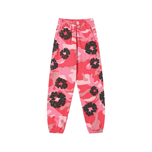 EM Sneakers Denim Tears The Cotton Wreath Sweatshirt & Sweatpant Sets Pink Camo