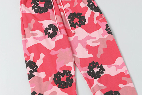 EM Sneakers Denim Tears The Cotton Wreath Sweatshirt & Sweatpant Sets Pink Camo