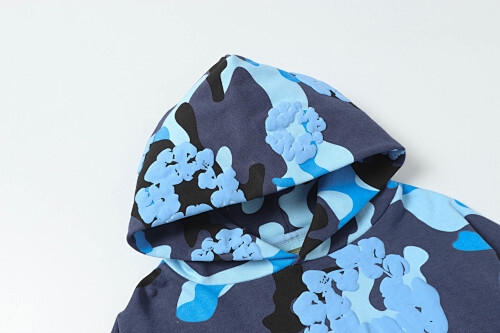 EM Sneakers Denim Tears The Cotton Wreath Sweatshirt Blue Camo