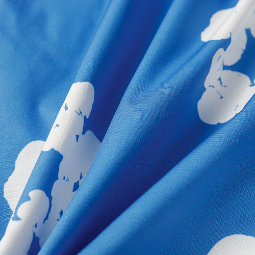 EM Sneakers Denim Tears White Cotton Wreath Short Pant-8203 Blue