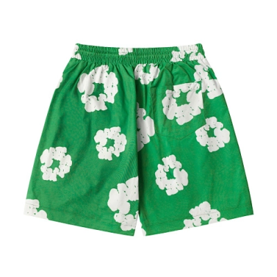 EM Sneakers Denim Tears White Cotton Wreath Short Pant-8203 Green 02