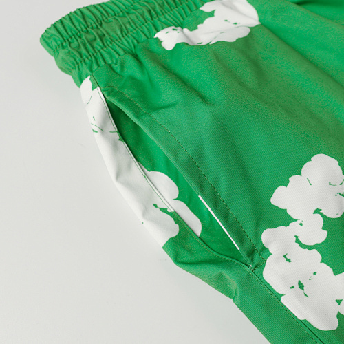 EM Sneakers Denim Tears White Cotton Wreath Short Pant-8203 Green