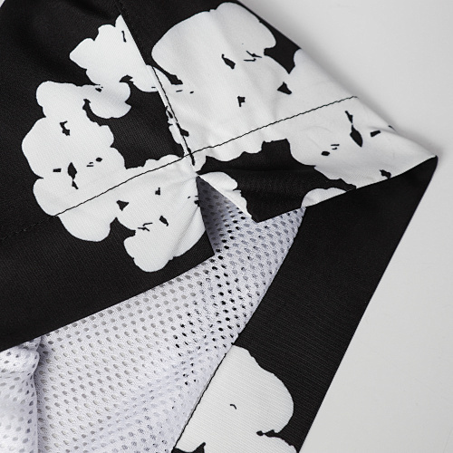 EM Sneakers Denim Tears White Cotton Wreath Short Pant-8203 Black