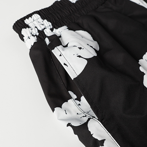 EM Sneakers Denim Tears White Cotton Wreath Short Pant-8203 Black