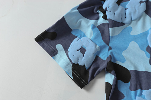 EM Sneakers Denim Tears Cotton Wreath T-Shirt-208 Camo Blue