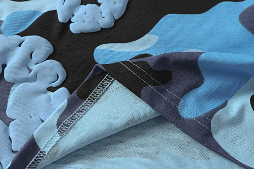 EM Sneakers Denim Tears Cotton Wreath T-Shirt-208 Camo Blue