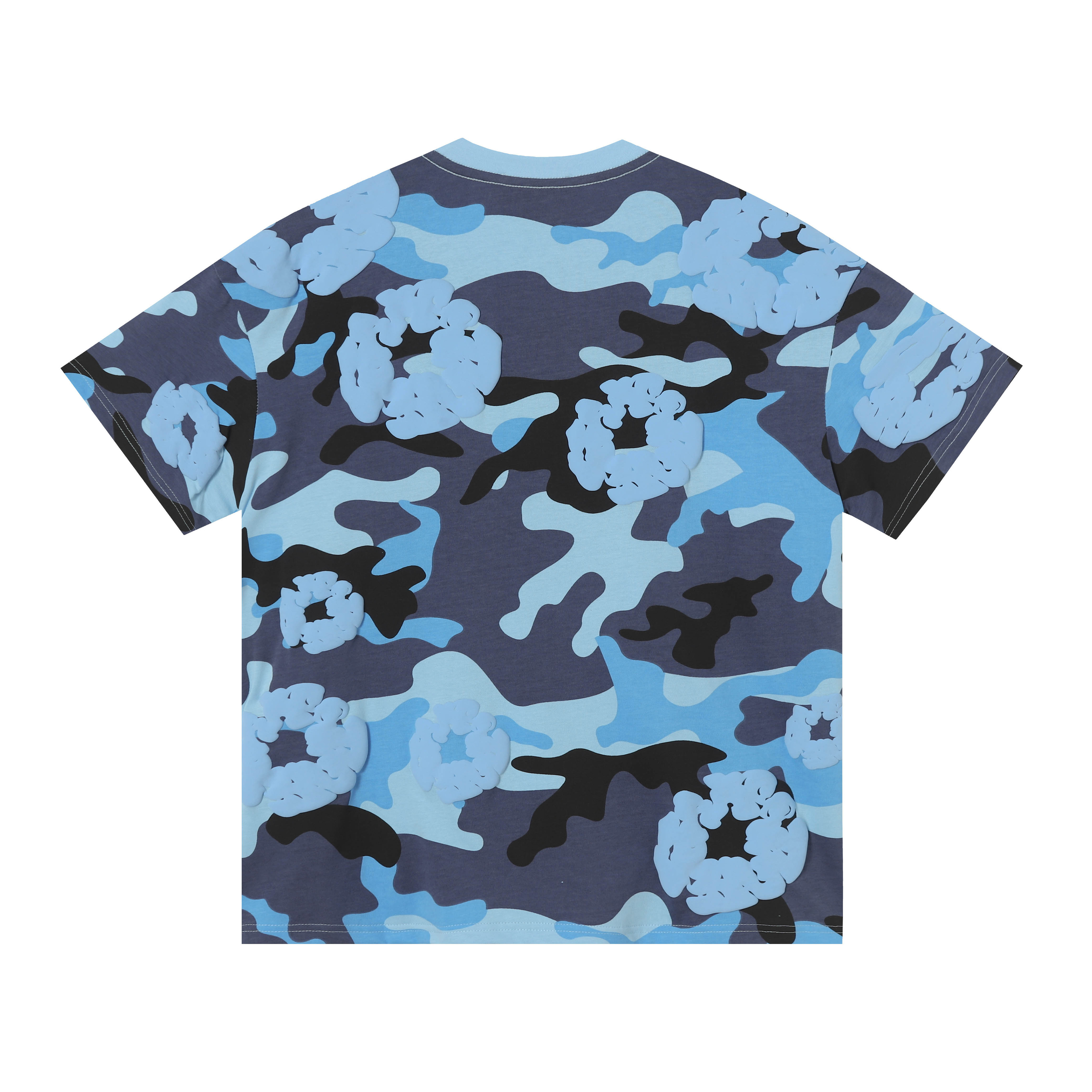 EM Sneakers Denim Tears Cotton Wreath T-Shirt-208 Camo Blue