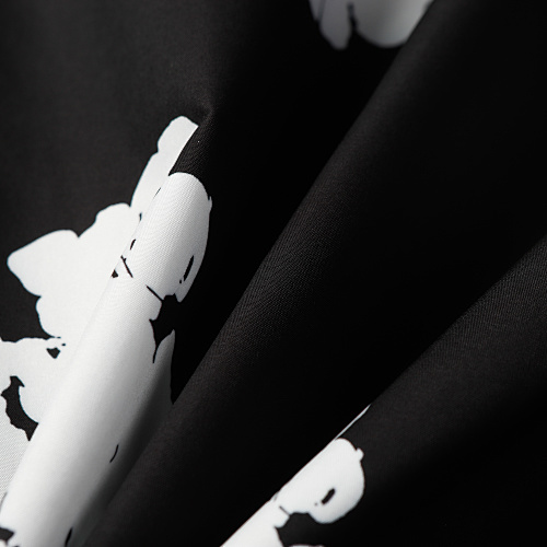 EM Sneakers Denim Tears White Cotton Wreath Short-Sleeve Shirt-386 Black