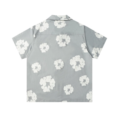 EM Sneakers Denim Tears White Cotton Wreath Short-Sleeve Shirt-386 Gary 02