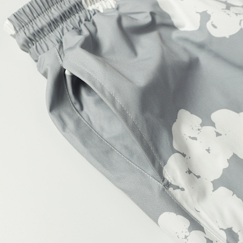 EM Sneakers Denim Tears White Cotton Wreath Short-Sleeve Shirt & Shorts Sets #386-8203 Gary