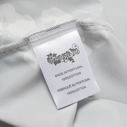 EM Sneakers Denim Tears White Cotton Wreath Short-Sleeve Shirt & Shorts Sets Black