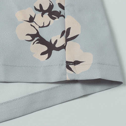 EM Sneakers Denim Tears White Cotton Wreath Short-Sleeve Shirt & Shorts Sets Gray