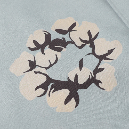 EM Sneakers Denim Tears Cotton Wreath Short-Sleeve Shirt Gray