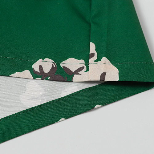 EM Sneakers Denim Tears White Cotton Wreath Short-Sleeve Shirt Green