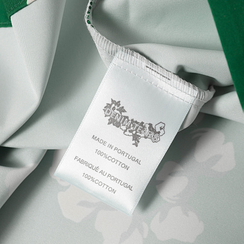 EM Sneakers Denim Tears White Cotton Wreath Short-Sleeve Shirt Green