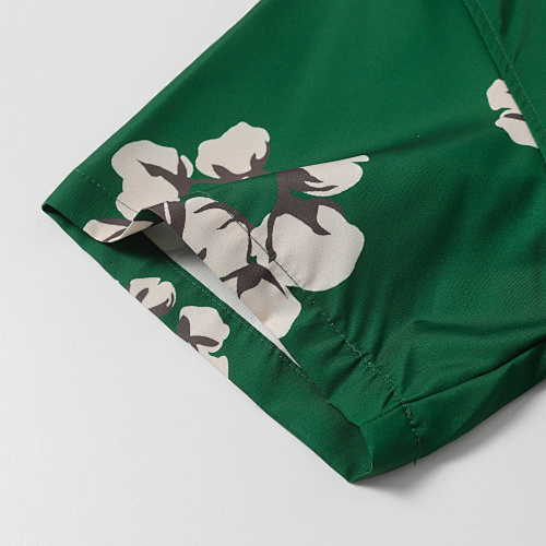 EM Sneakers Denim Tears White Cotton Wreath Short-Sleeve Shirt Green