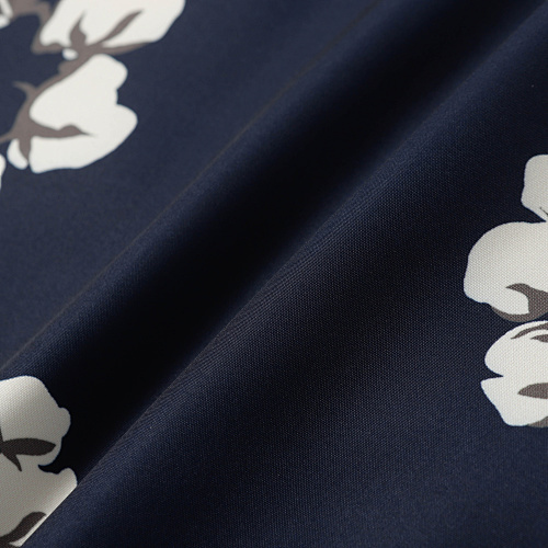 EM Sneakers Denim Tears White Cotton Wreath Short-Sleeve Shirt Navy