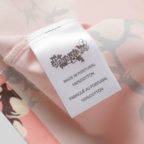 EM Sneakers Denim Tears White Cotton Wreath Short-Sleeve Shirt Pink