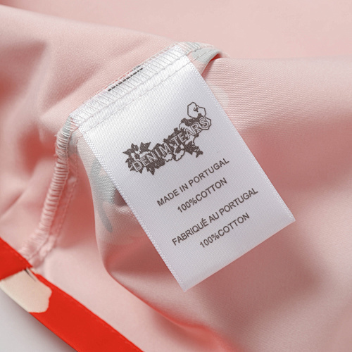 EM Sneakers Denim Tears White Cotton Wreath Short-Sleeve Shirt Red