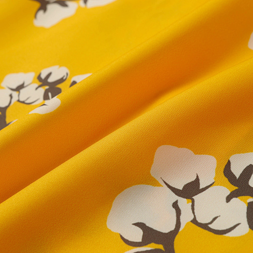 EM Sneakers Denim Tears White Cotton Wreath Short-Sleeve Shirt Yellow