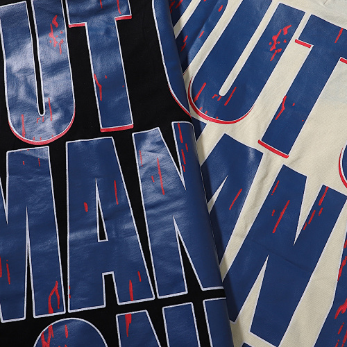 EM Sneakers Godspeed Basketball Dream Team Trident Graphic T-Shirt#7003 Black /Apricot