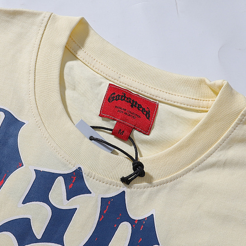 EM Sneakers Godspeed Basketball Dream Team Trident Graphic T-Shirt#7003 Black /Apricot