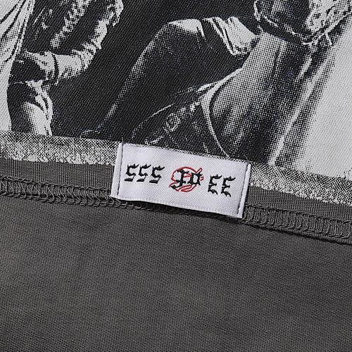 EM Sneakers Godspeed Cowboy & Steed Print T-Shirt #7001 Black /Gray