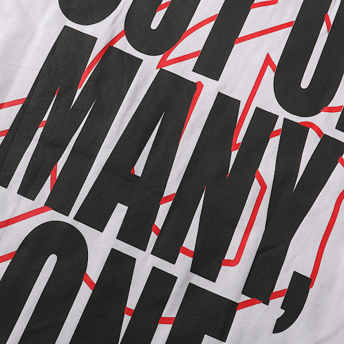 EM Sneakers Godspeed Flames of WarGraphic T-Shirt #7010 Black /White